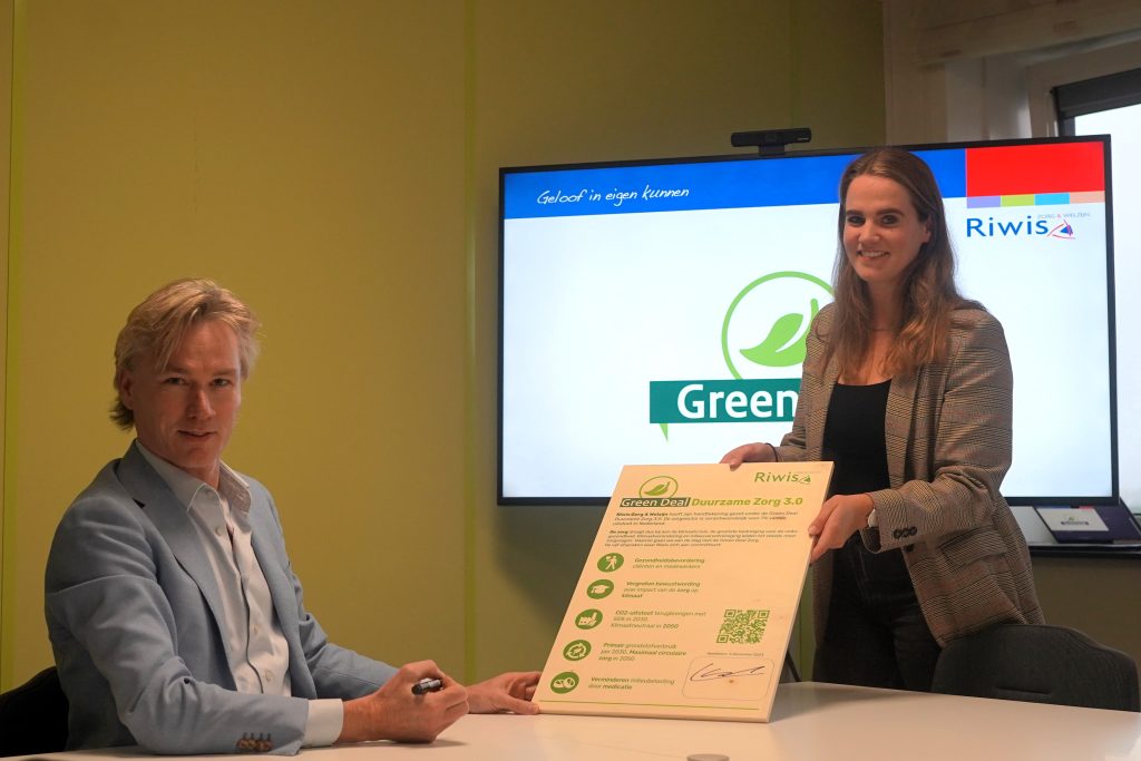 Riwis tekent Green Deal Zorg 3.0 1