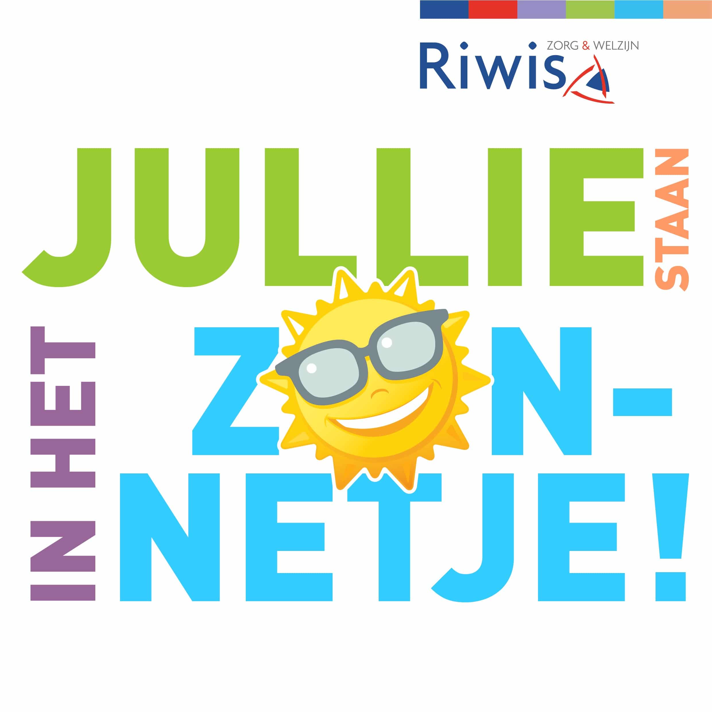 ruw Plicht koppeling VVT-iconen Riwis in het zonnetje - Riwis Zorg & Welzijn