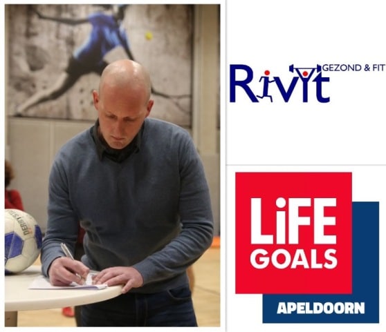 Riwis ondertekent vanuit Rivit het convenant met Life Goals en andere sport- en zorgorganisaties